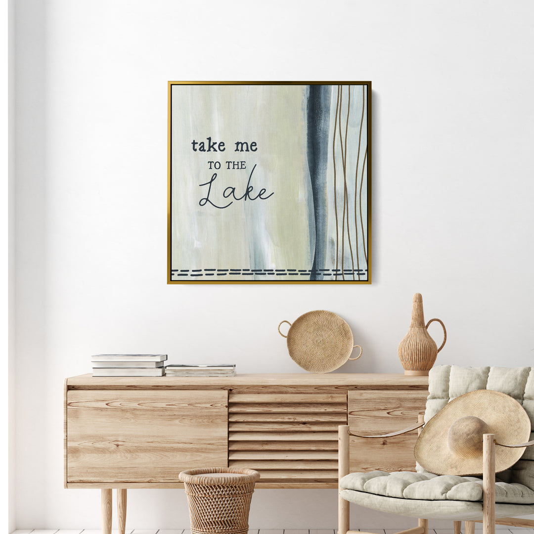Take Me to the Lake  - Art Print or Canvas