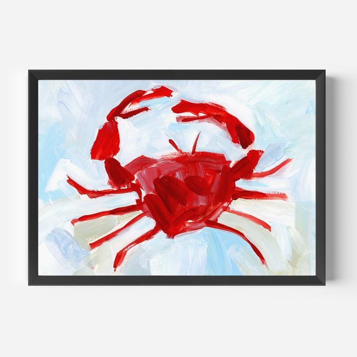 Crab Nautical Painting