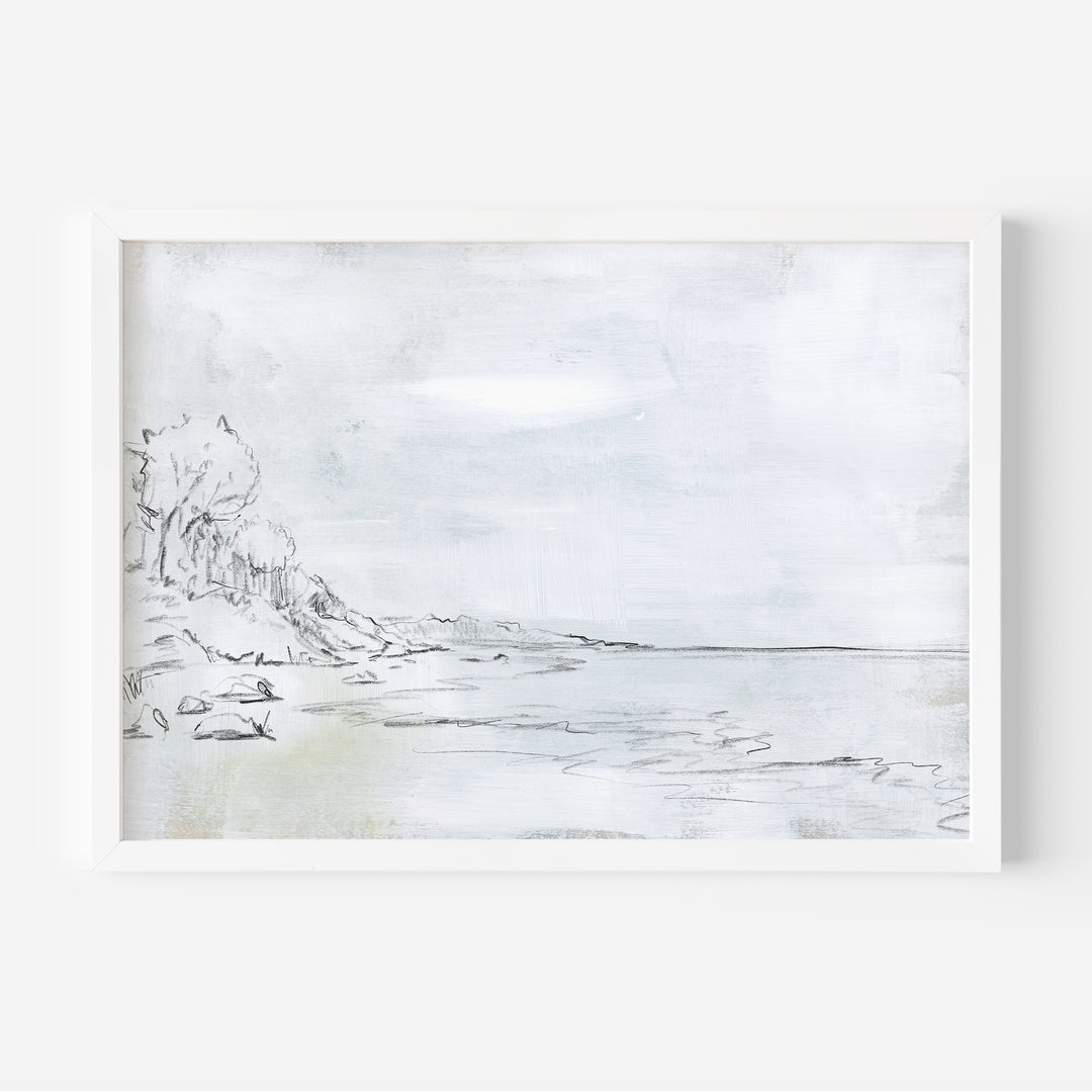 Waterfront Coastline Sketch