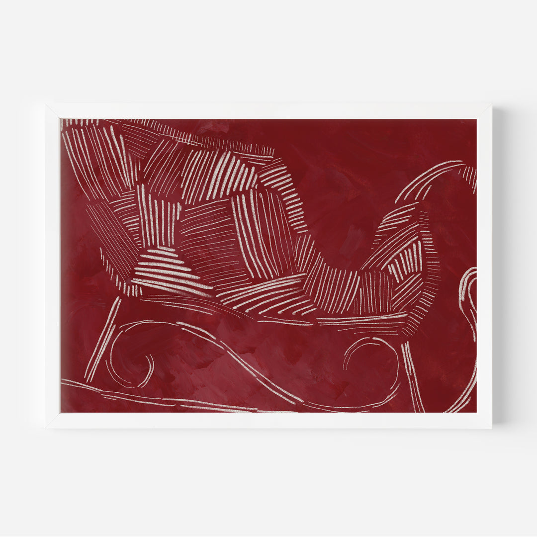 Santa's Sleigh Ride - Art Print or Canvas - Jetty Home