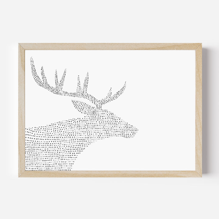 Minimalist Deer Illustration