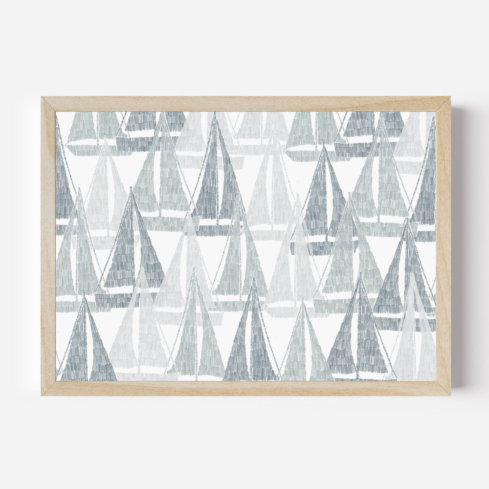 Wandering Sailboats, No. 2 - Art Print or Canvas - Jetty Home