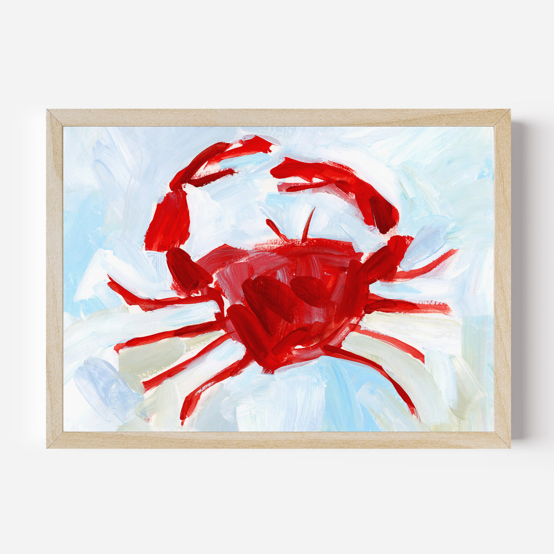 Crab Nautical Painting