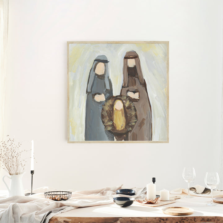 Mary and Joseph  - Art Print or Canvas