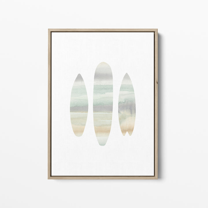 Pastel Surfboards  - Art Print or Canvas - Jetty Home