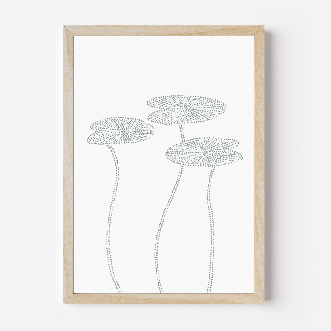 Modern Lily Pad Illustration