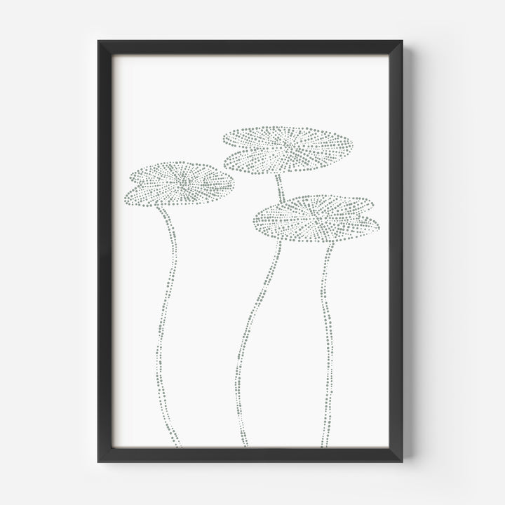 Modern Lily Pad Illustration