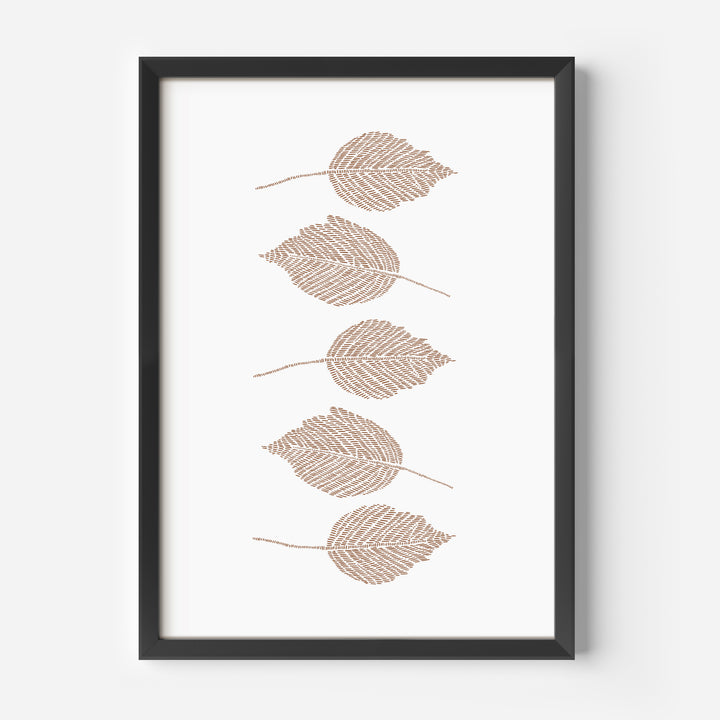 Fall Leaves Botanical Drawing - Jetty Home