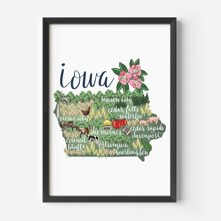 Iowa Map