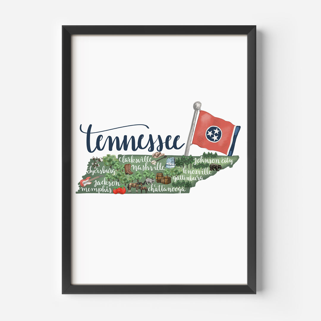 Tennessee Map