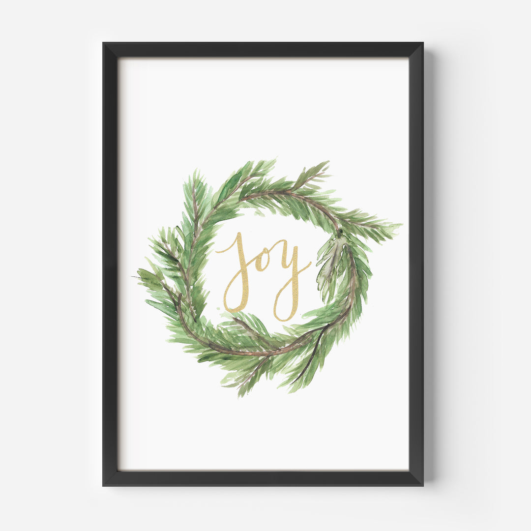 Joy Christmas Wreath - Jetty Home