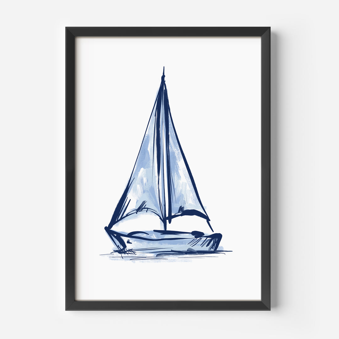 The Blue Sailboat, No. 2 - Jetty Home