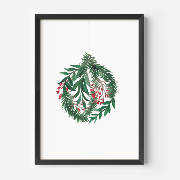 Watercolor Christmas Ornament - Jetty Home