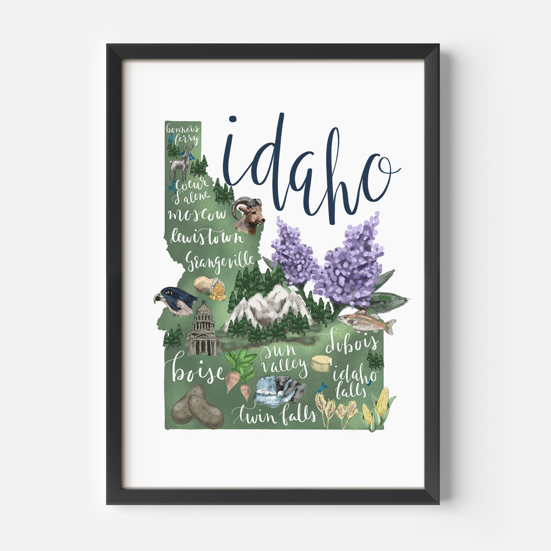 Idaho Map - Jetty Home