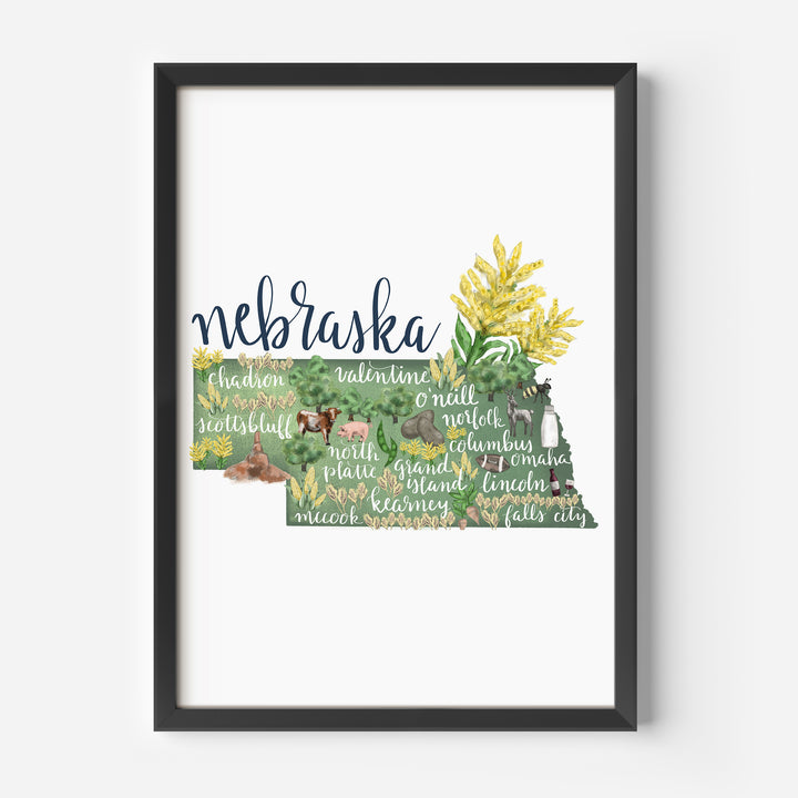 Nebraska Map