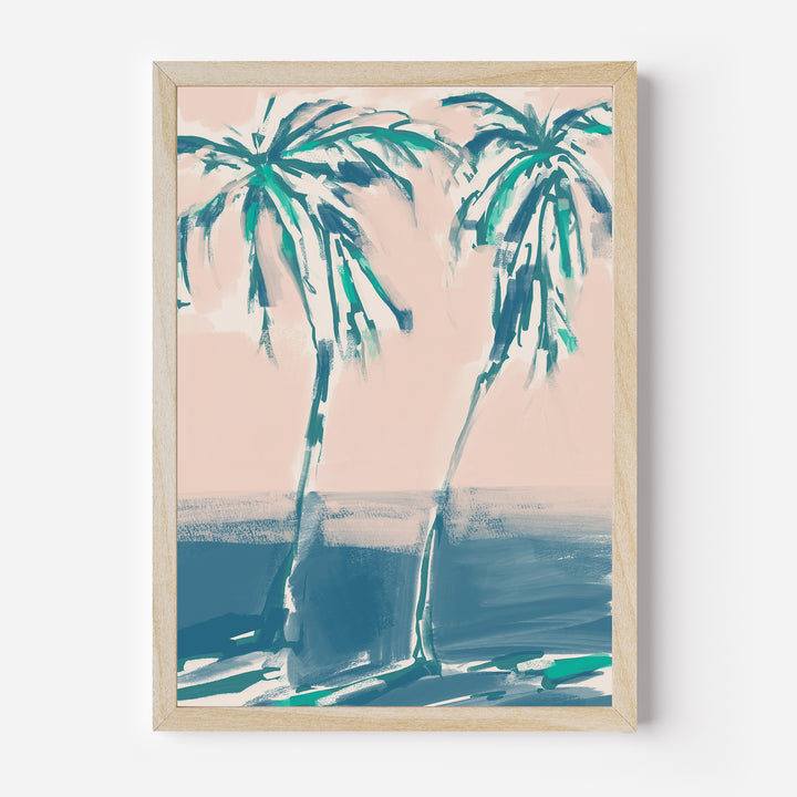 Leaning Palms