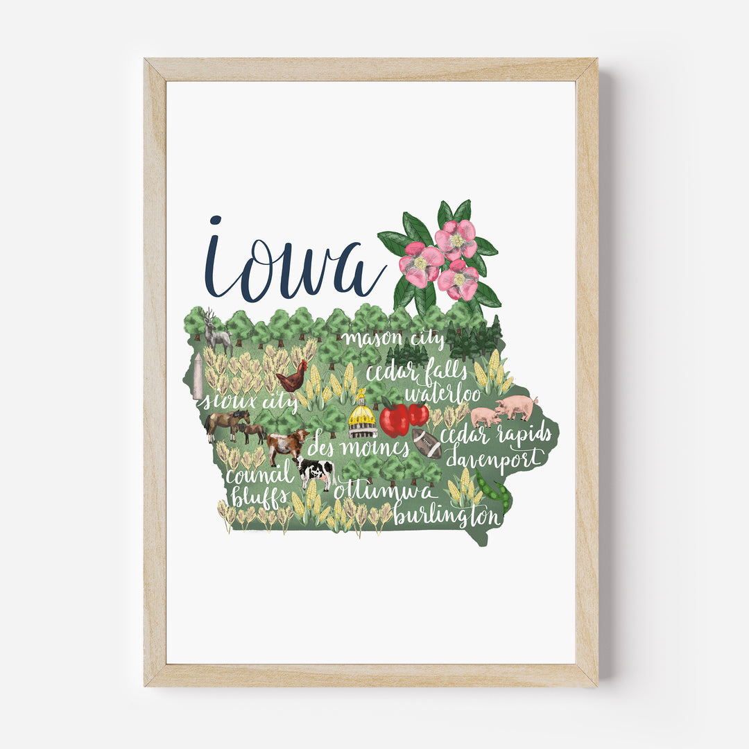 Iowa Map