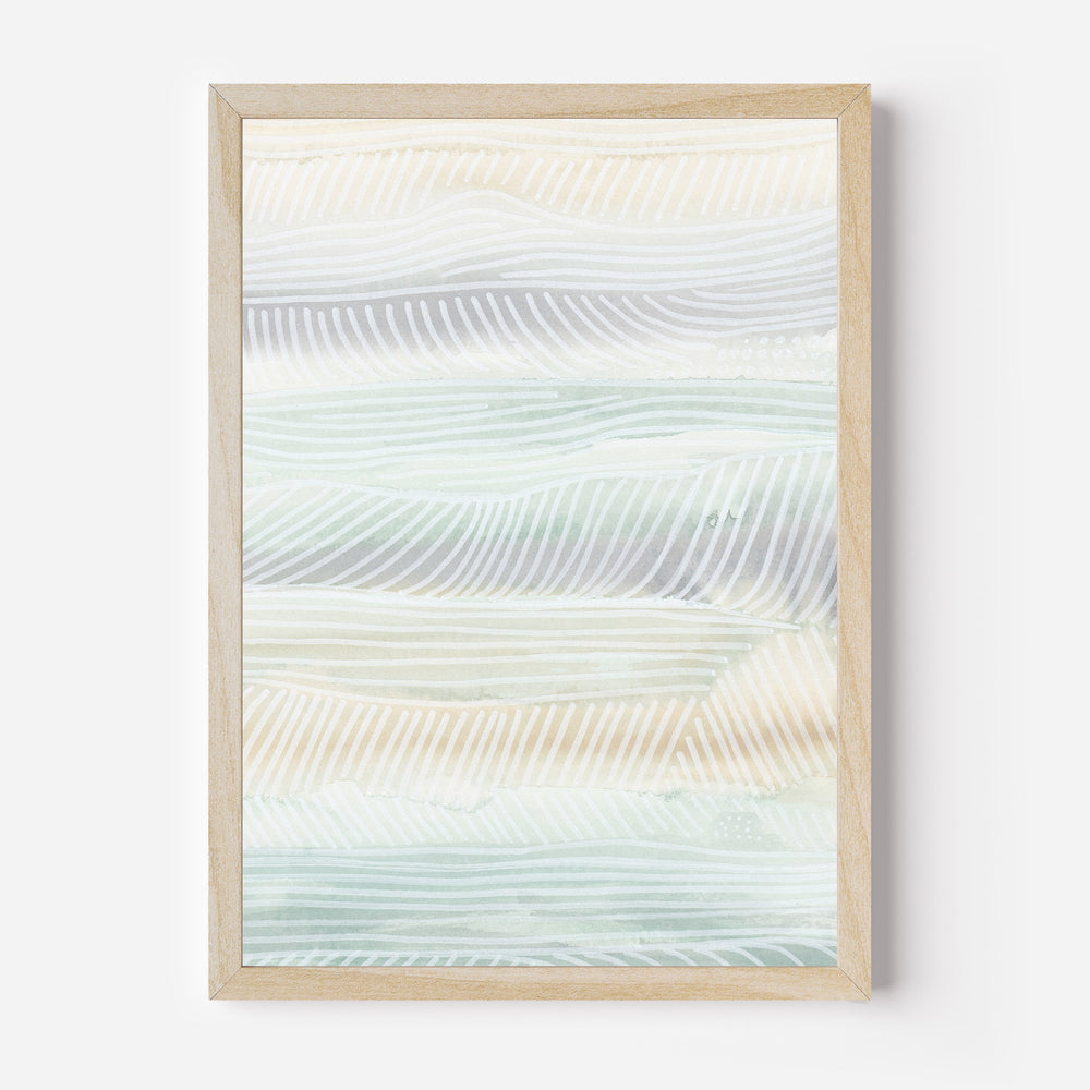 Soft Pastel Ocean, No. 1  - Art Print or Canvas - Jetty Home