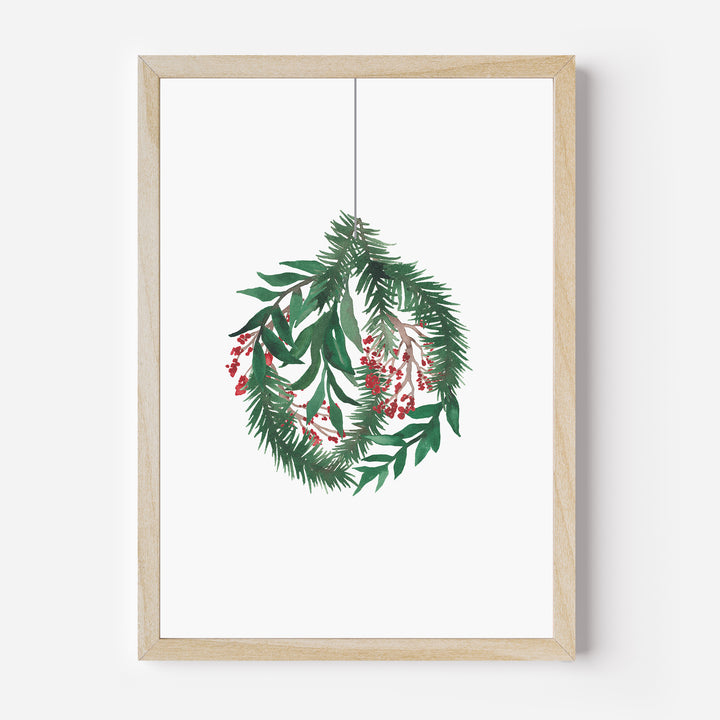 Watercolor Christmas Ornament - Jetty Home