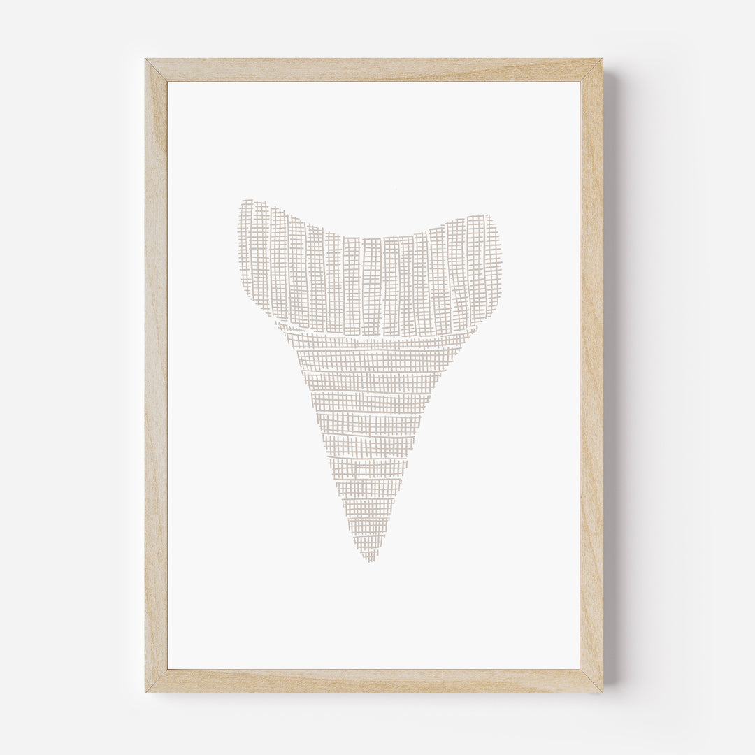 Woven Shark Tooth Illustration, No. 3