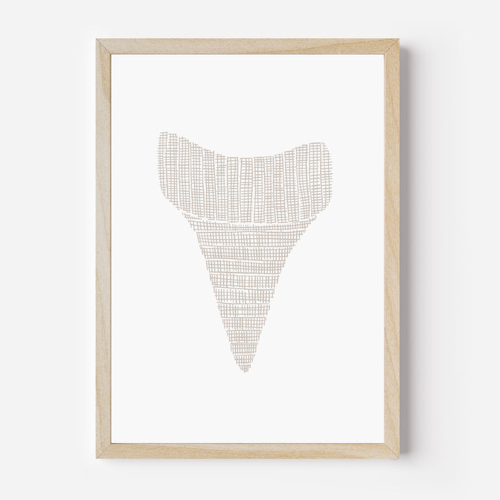 Woven Shark Tooth Illustration, No. 3