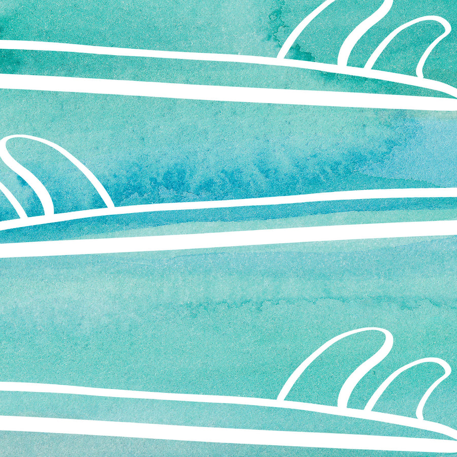Surfboard Tails - Art Print or Canvas | Jetty Home