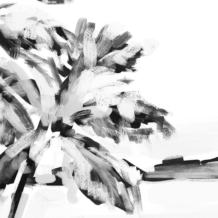 Black & White Haze of the Tropics - Art Print or Canvas - Jetty Home