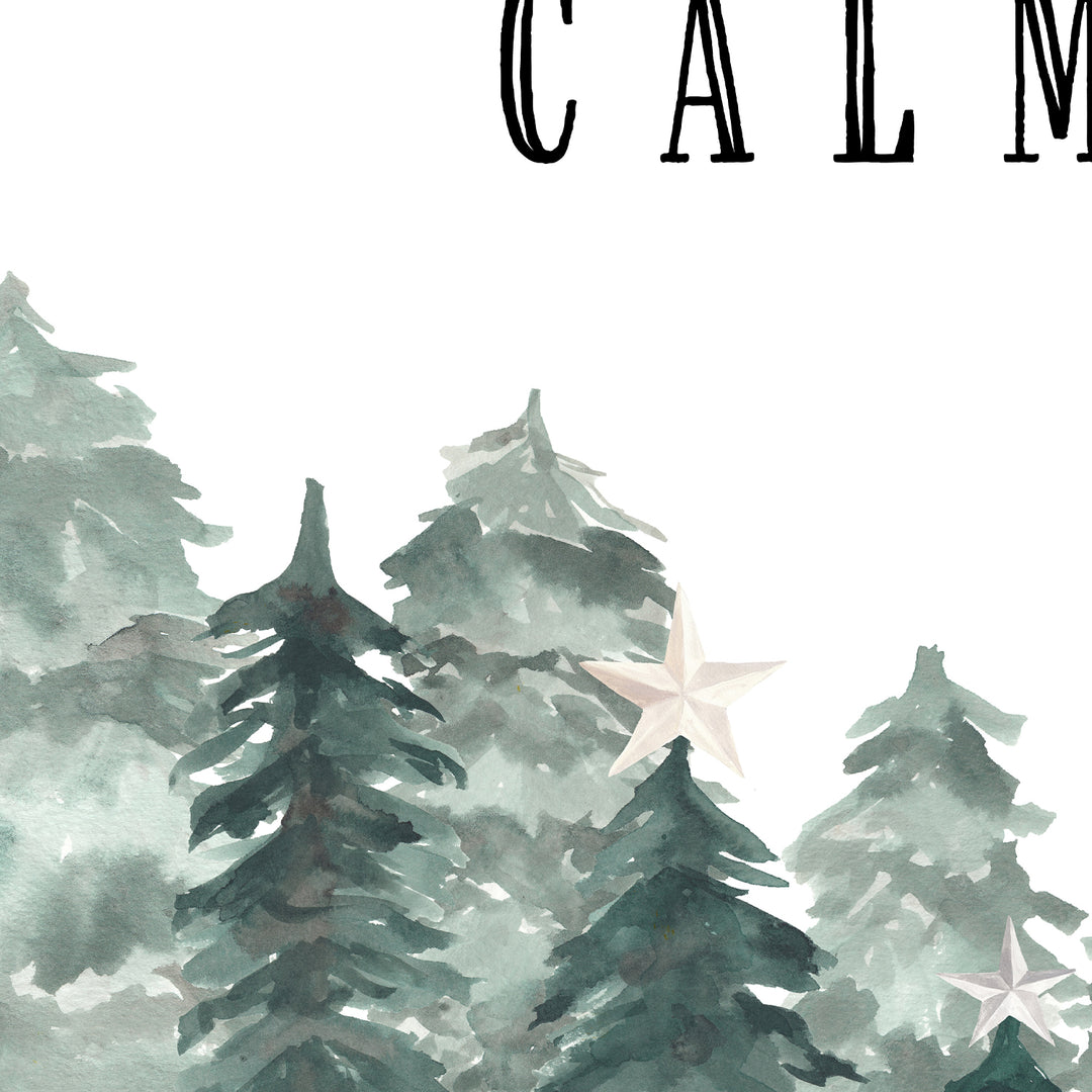 All is Calm Forest  - Art Print or Canvas - Jetty Home