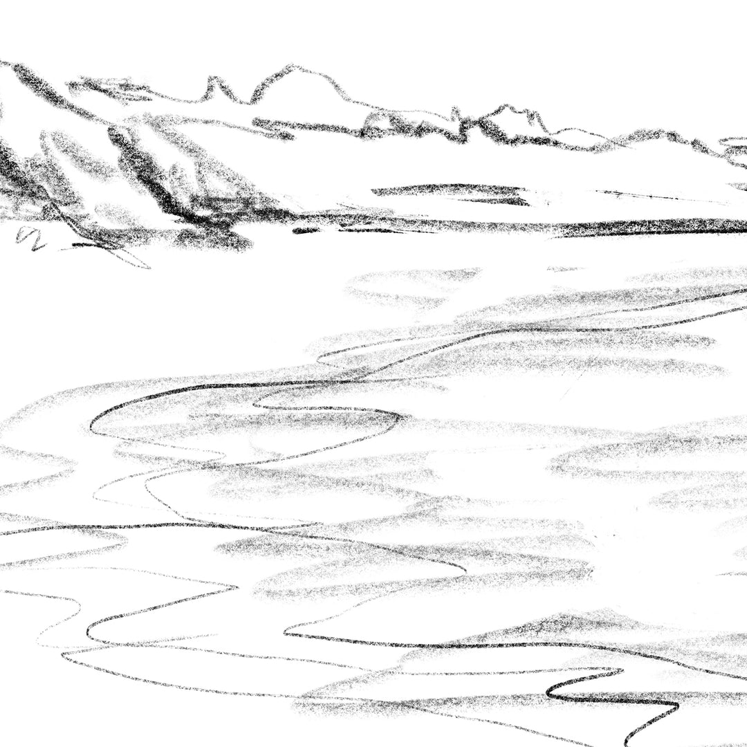 Coastal Bluff Seascape Panoramic - Art Print or Canvas - Jetty Home