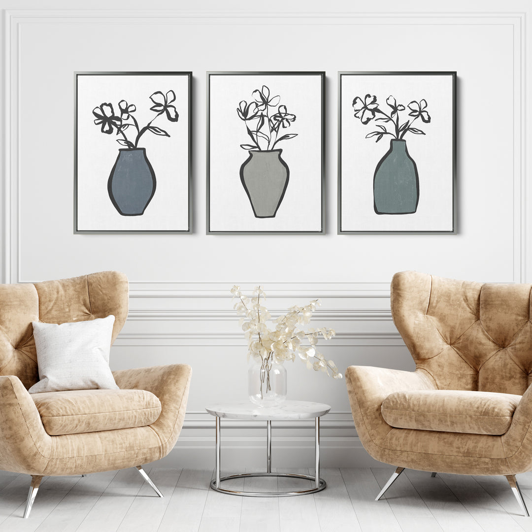 The Three Vases - Set of 3