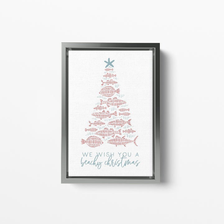 We Wish You a Beachy Christmas  - Art Print or Canvas - Jetty Home