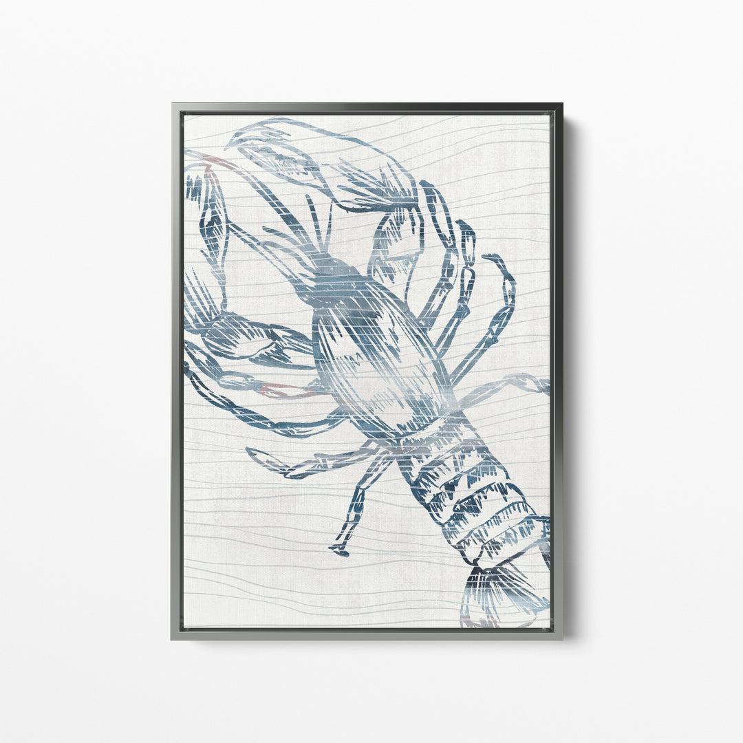 Nautical Lobster Watercolor  - Art Print or Canvas - Jetty Home
