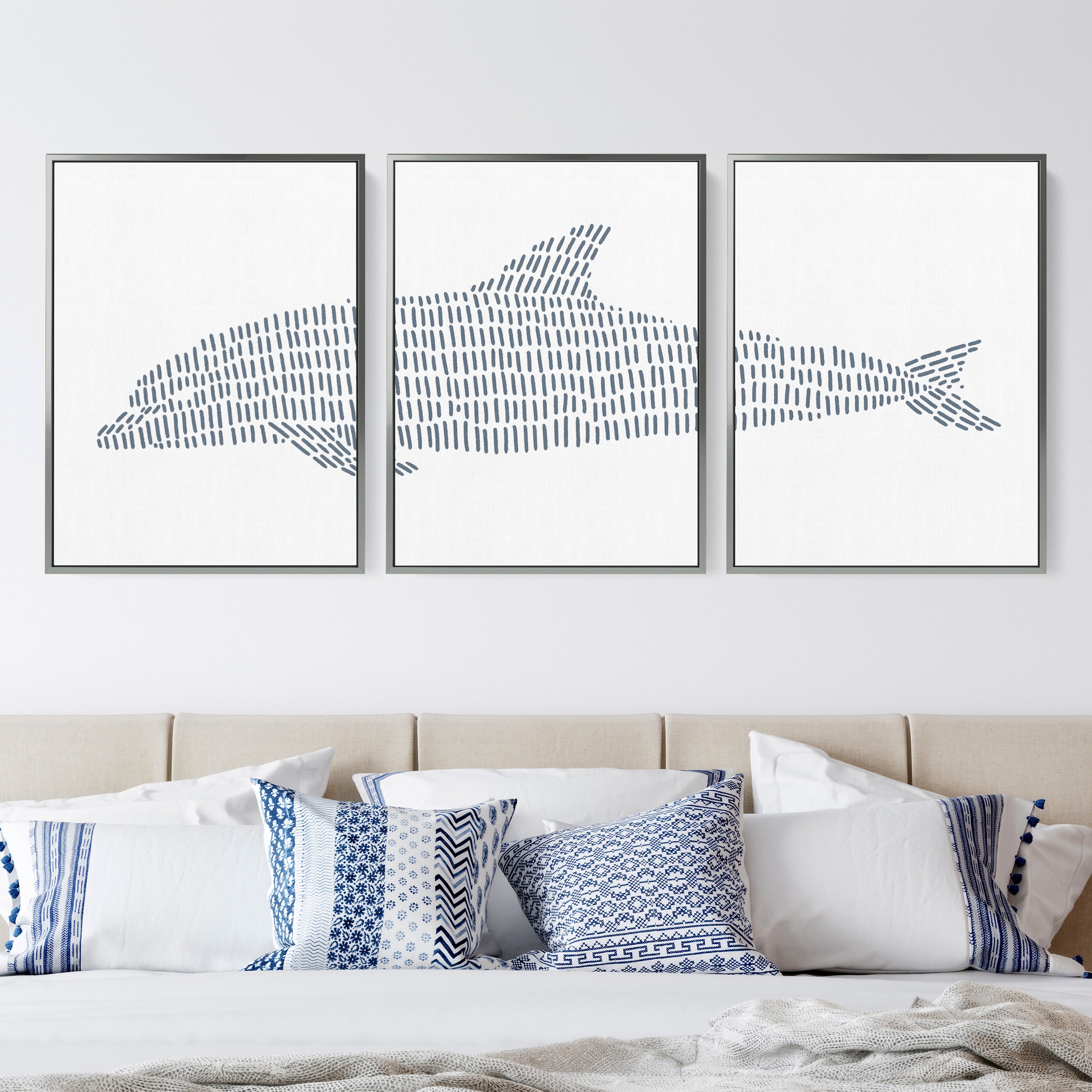 Dolphin Illustration - Set of 3 | Jetty Home