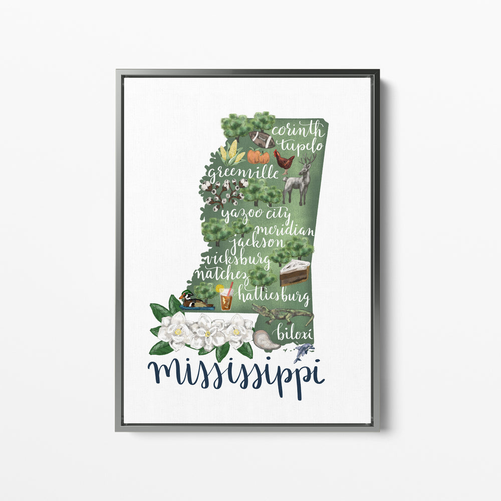 Mississippi  - Art Print or Canvas - Jetty Home