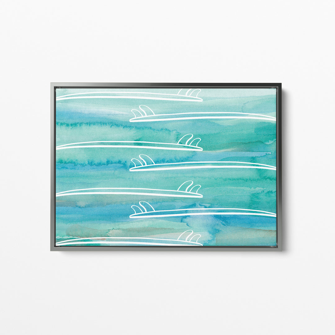 Surfboard Tails  - Art Print or Canvas - Jetty Home