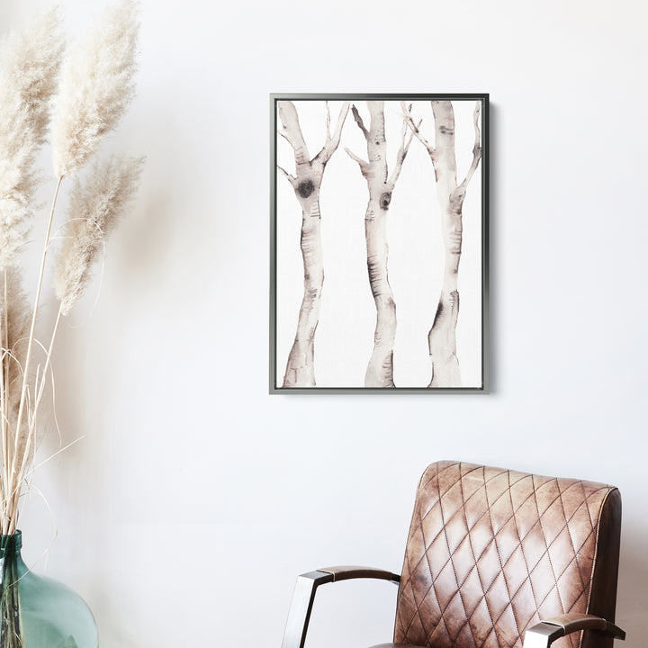 Watercolor Aspen Birch Tree  - Art Print or Canvas - Jetty Home