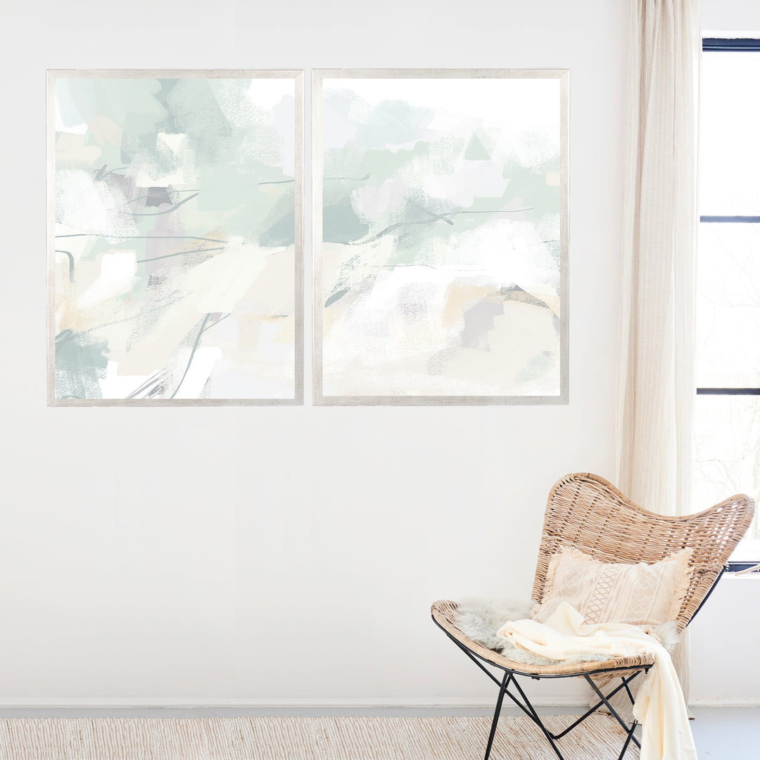Gulf Morning Diptych - Set of 2