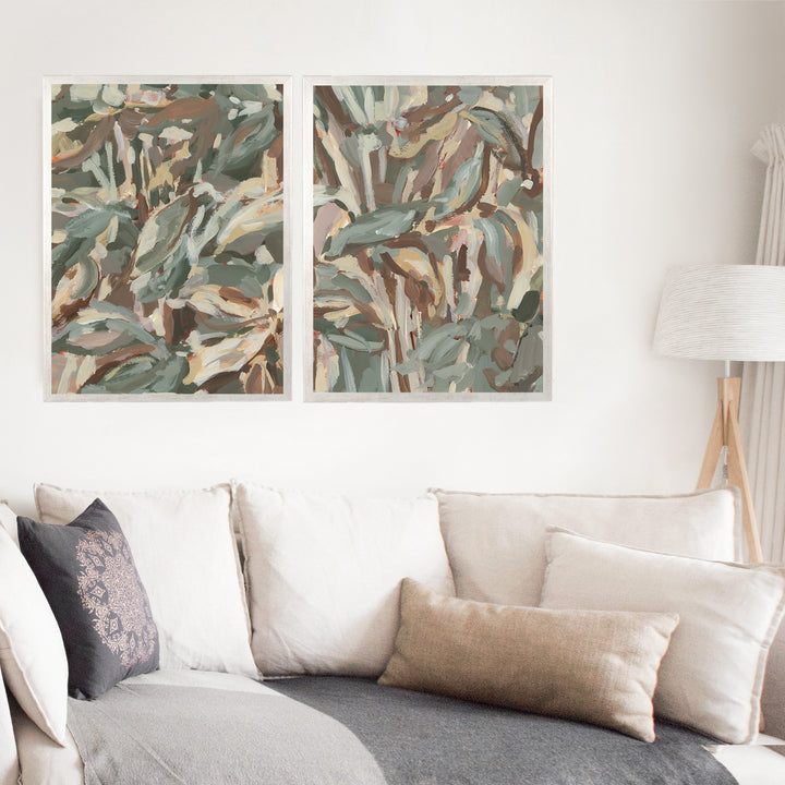 The Tangled Woods Diptych - Set of 2
