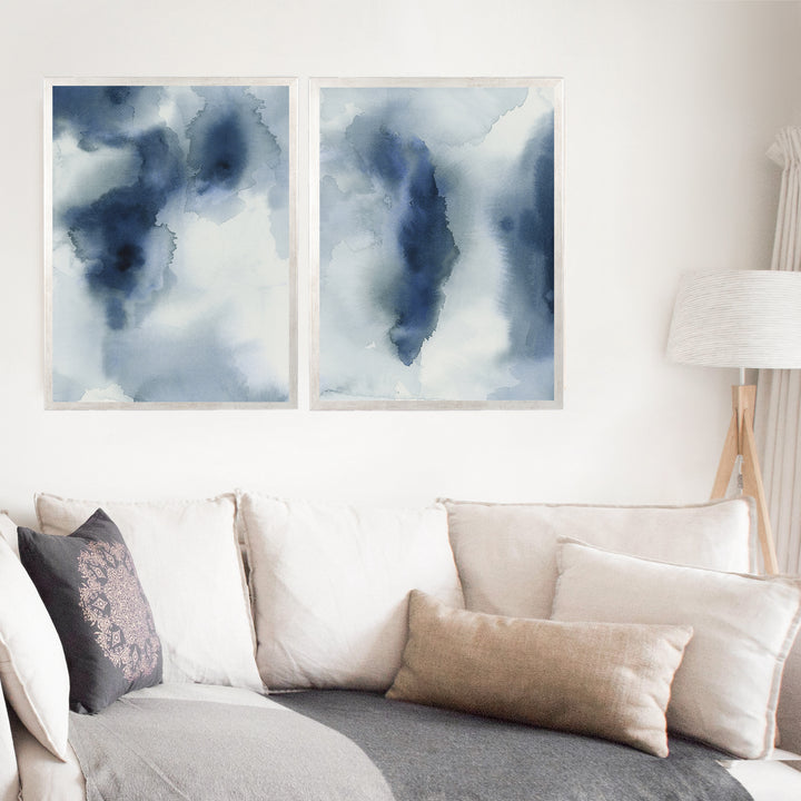 Sea Smoke Diptych - Set of 2