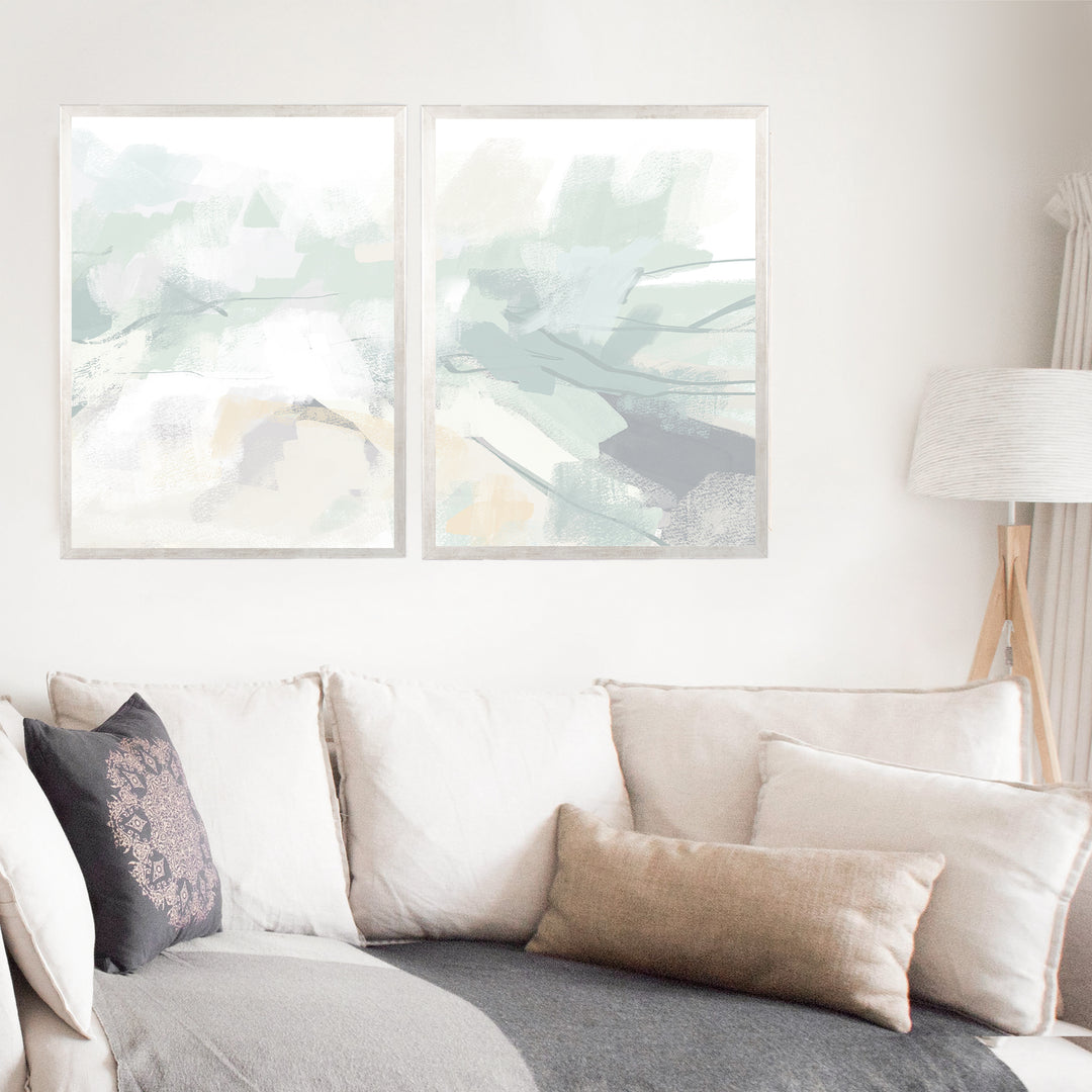 The Coastal Pause Diptych - Set of 2