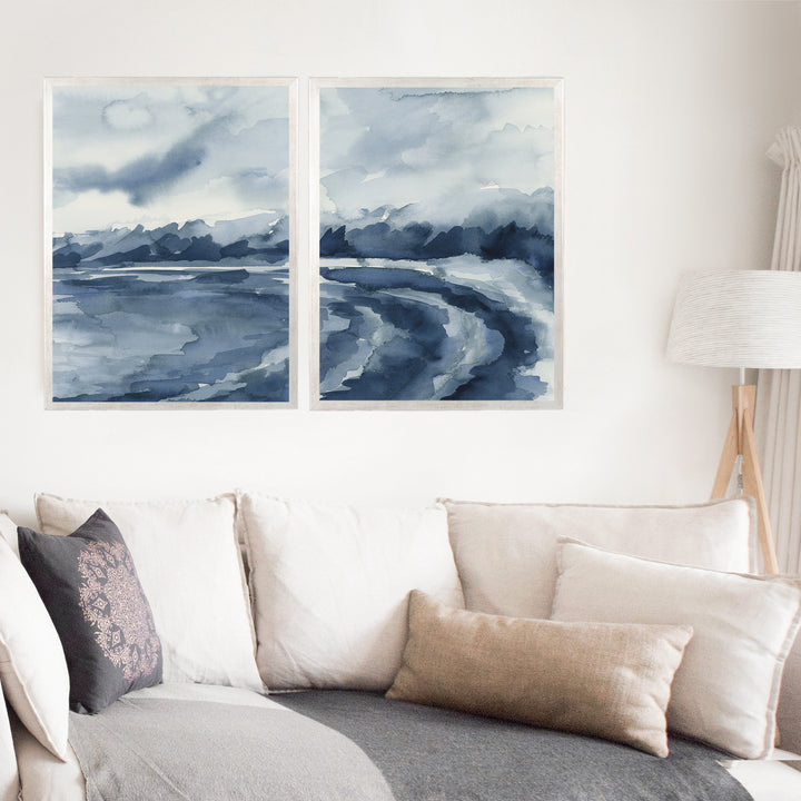 The Quiet Cove Diptych - Set of 2