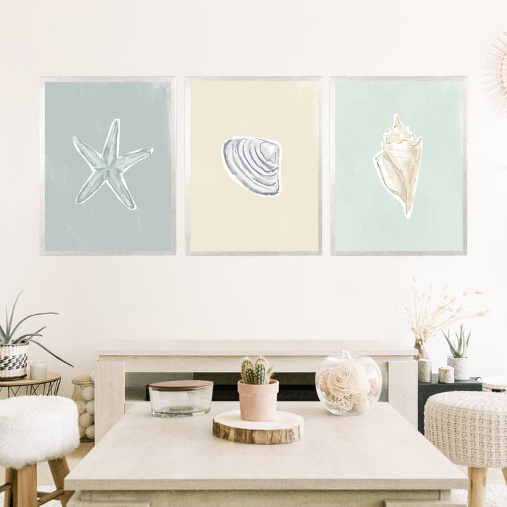 Washed Ashore Triptych - Set of 3