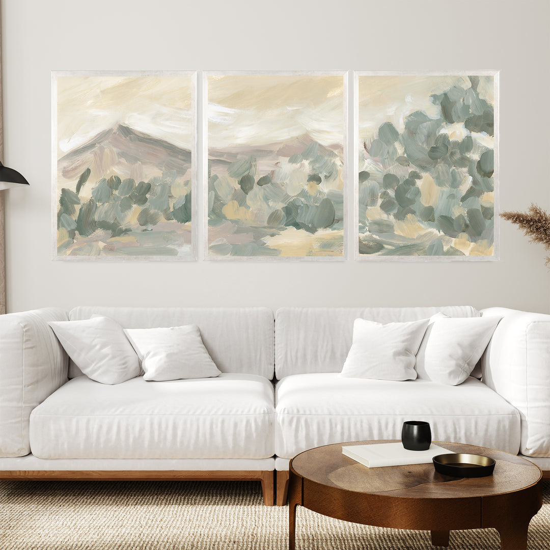 The Welsh Hills Triptych - Set of 3