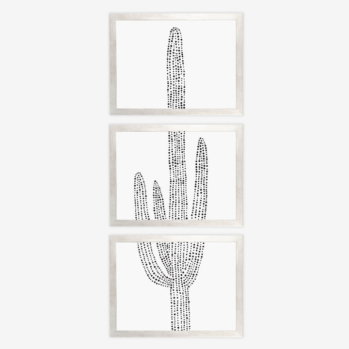 Desert Saguaro Cactus, No. 2 - Set of 3