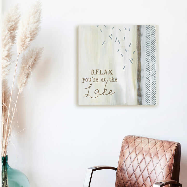 Relax You're At the Lake  - Art Print or Canvas - Jetty Home