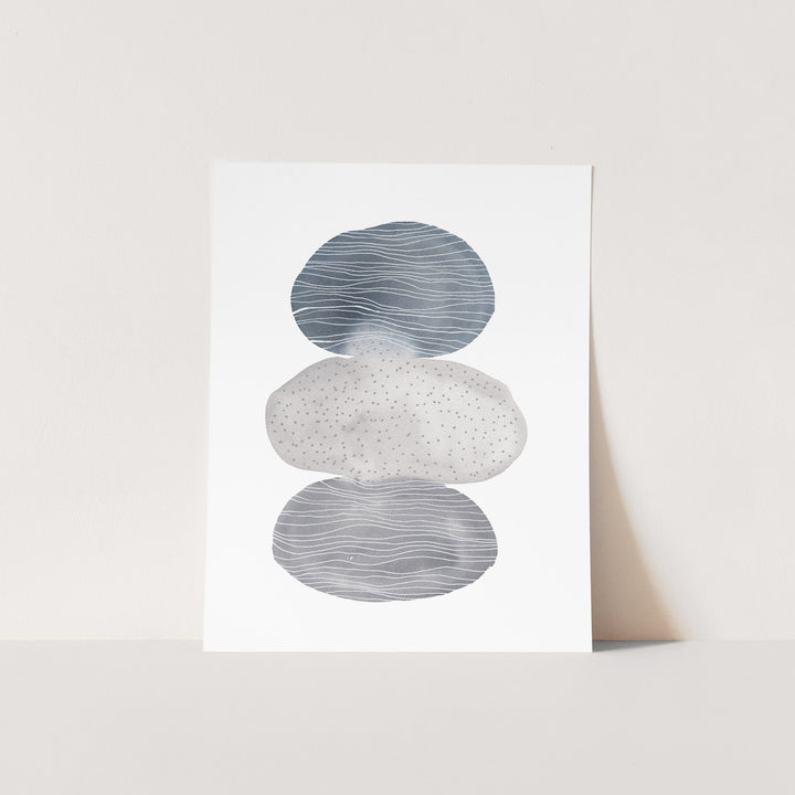 Ocean Patterned Circles  - Art Print or Canvas - Jetty Home
