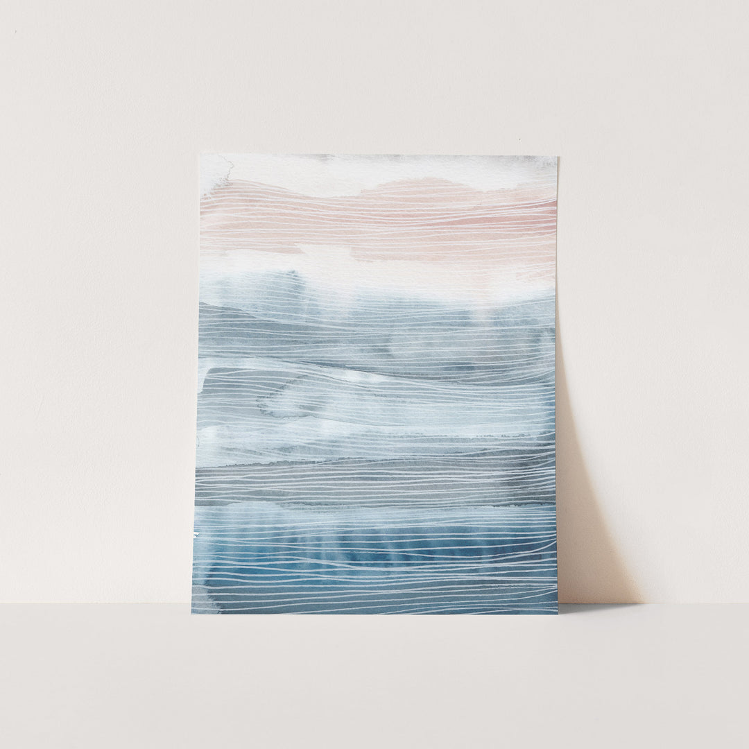 Coastal Ocean Abstract  - Art Print or Canvas - Jetty Home