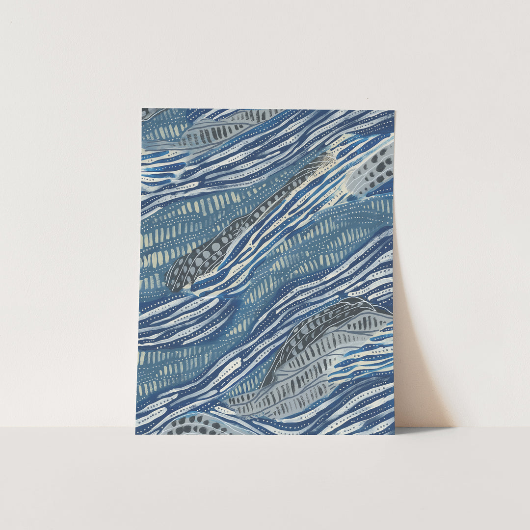 Underwater Abstract Patterns, No. 2  - Art Print or Canvas - Jetty Home