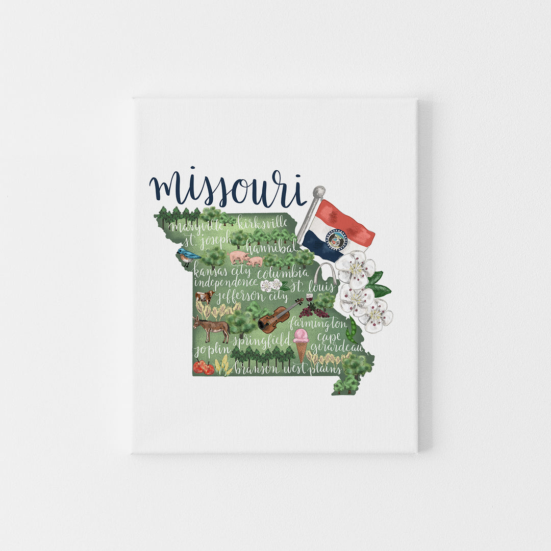 Missouri  - Art Print or Canvas - Jetty Home