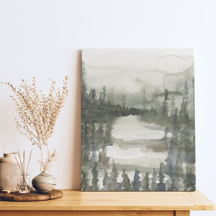Forest Watercolor Landscape, No. 1  - Art Print or Canvas - Jetty Home